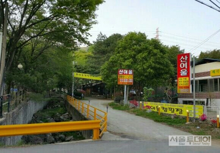 남양주 수동 '산여울캠핑장' 계곡물 흐르는 소리
